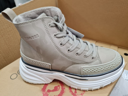 Ботинки  Strobbs  бежевый  кожа искусств. Z-100554 фото в интернет-магазине | Omadey.ru