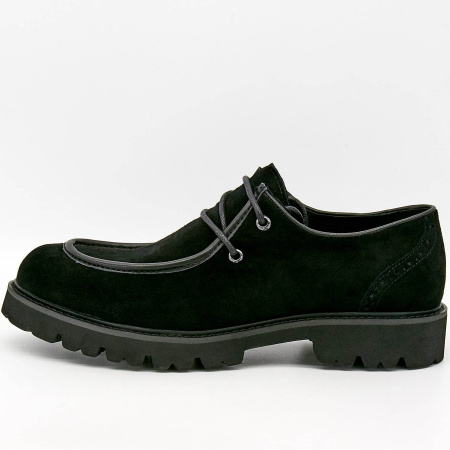 Туфли  Romitan  черный  замша Z-100678 фото в интернет-магазине | Omadey.ru