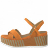 Босоножки  Marco Tozzi  оранжевый  кожа F-91088 фото в интернет-магазине | Omadey.ru