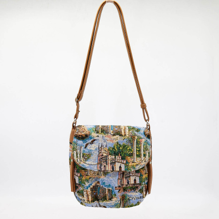 Сумка  Omadey  бежевый  гобелен c10859 фото в интернет-магазине | Omadey.ru