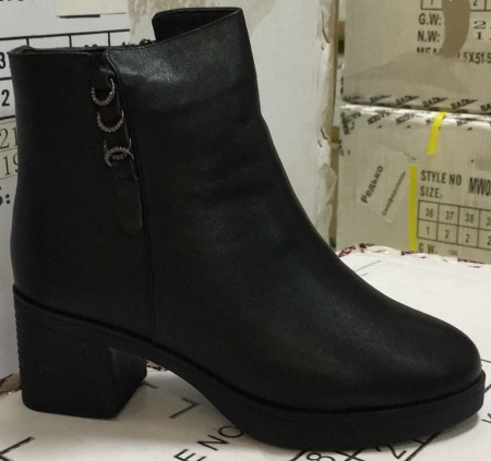 Ботильоны  Baden  черный  кожа Z-8936 фото в интернет-магазине | Omadey.ru