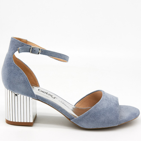 Босоножки  Betsy  голубой  замша искусств. F-80694 фото в интернет-магазине | Omadey.ru