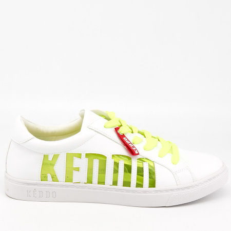 Кеды  Keddo  белый  кожа искусств. F-80684 фото в интернет-магазине | Omadey.ru