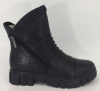 Ботинки  Baden  черный  кожа Z-89118 фото в интернет-магазине | Omadey.ru
