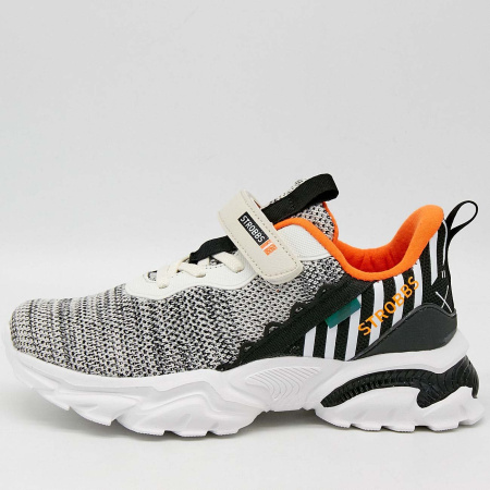 Кроссовки  Strobbs  серый  текстиль F-90406 фото в интернет-магазине | Omadey.ru