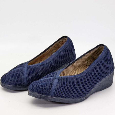 Туфли  Imara ORTO  синий  текстиль F-90013 фото в интернет-магазине | Omadey.ru