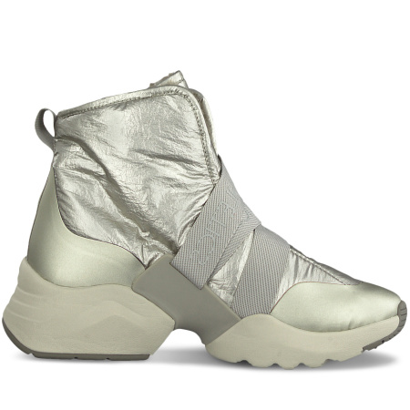 Ботинки  Tamaris  серебряный  текстиль Z-90384 фото в интернет-магазине | Omadey.ru