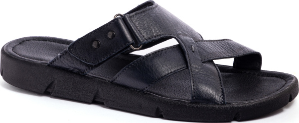 Фото Кроссовки  Strobbs  черный  кожа F-200391 мужские