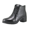 Ботинки  Baden  черный  кожа Z-100922 фото в интернет-магазине | Omadey.ru