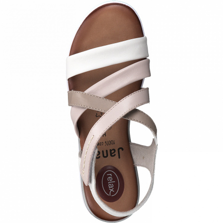 Сандалии  Jana  белый  кожа F-90996 фото в интернет-магазине | Omadey.ru