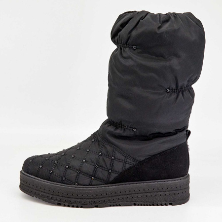 Сапоги  Betsy  черный  замша искусств./текстиль Z-7329 фото в интернет-магазине | Omadey.ru