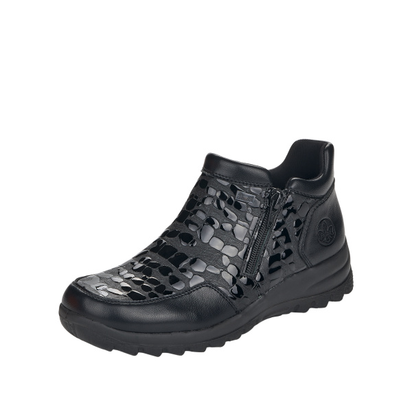 Фото Ботинки  Rieker  черный  кожа/кожа искусств. Z-100870