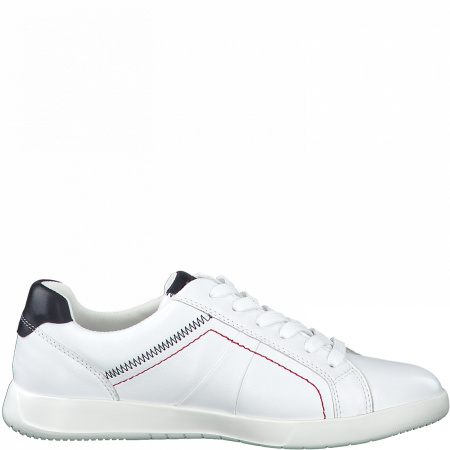 Кроссовки  женские Tamaris  белый  кожа F-90147 фото в интернет-магазине | Omadey.ru