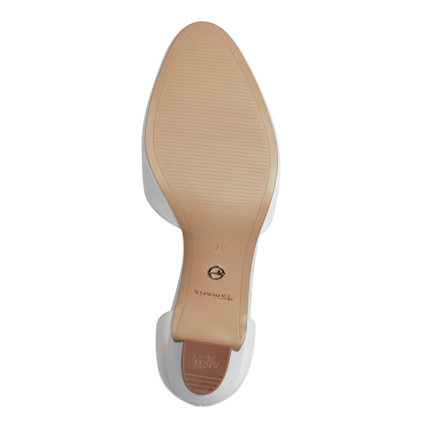 Фото Босоножки  Tamaris  белый  кожа F-400620