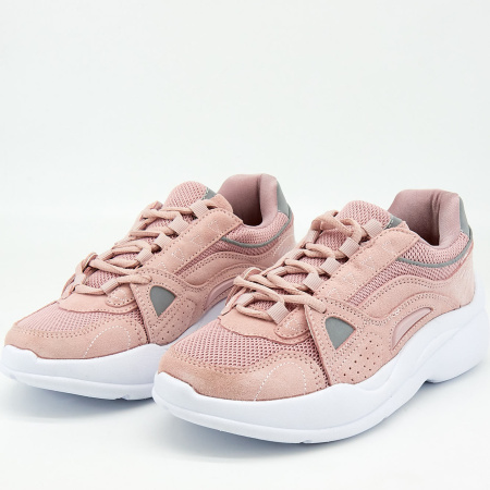 Кроссовки  женские Evita  розовый  кожа/текстиль F-80638 фото в интернет-магазине | Omadey.ru