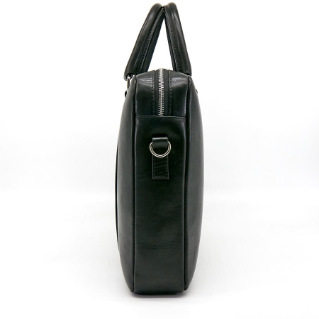 Портфель  Omadey  черный  кожа c09551 фото в интернет-магазине | Omadey.ru