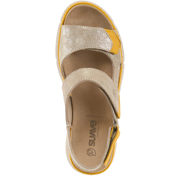 Фото Сандалии  Suave  бежевый  кожа  F-401260