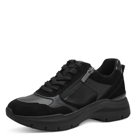 Кроссовки  Tamaris  черный  кожа Z-400389 фото в интернет-магазине | Omadey.ru