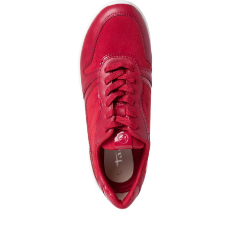 Кроссовки  женские Tamaris  красный  кожа искусств. F-100147 фото в интернет-магазине | Omadey.ru