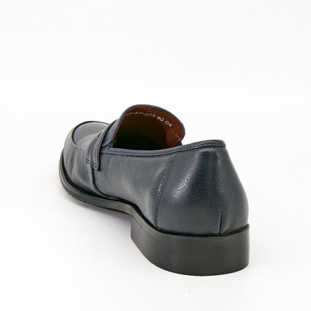 Туфли  Mirco Osvaldo  синий  кожа Z-90441 фото в интернет-магазине | Omadey.ru