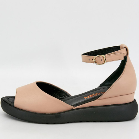 Босоножки  Dakkem  пудра  кожа F-90217 фото в интернет-магазине | Omadey.ru