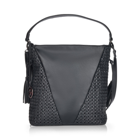 Сумка  Rieker  черный  кожа искусств. c10395 фото в интернет-магазине | Omadey.ru