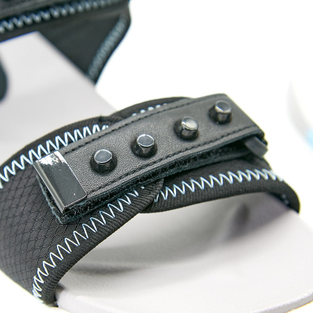 Сандалии  MYSET  черный  текстиль F-90940 фото в интернет-магазине | Omadey.ru