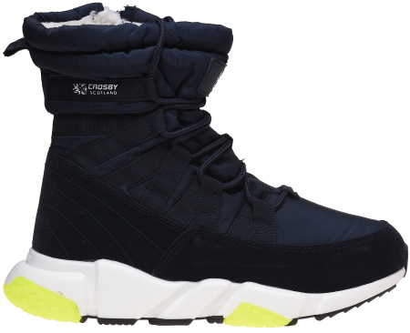 Полусапоги  Crosby  синий  нейлон-иск.замша Z-8997 фото в интернет-магазине | Omadey.ru