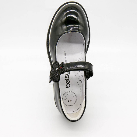 Туфли  Betsy  черный  кожа лаковая искусств. Z-100035 фото в интернет-магазине | Omadey.ru