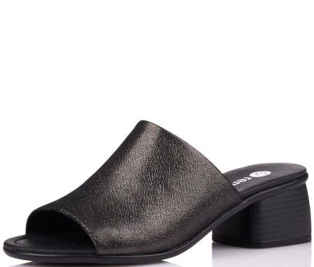 Сабо  Remonte  черный  кожа F-7235 фото в интернет-магазине | Omadey.ru