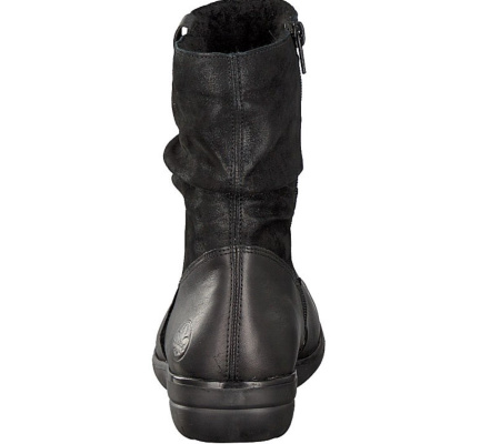 Полусапоги  Rieker  черный  кожа/кожа искусств. Z-89197 фото в интернет-магазине | Omadey.ru