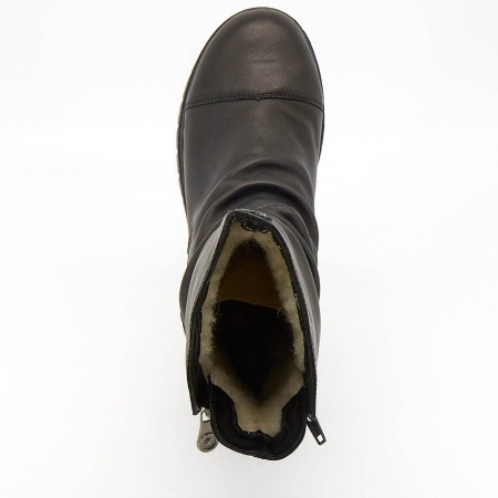 Ботинки  Rieker  черный  кожа/кожа искусств. Z-7708 фото в интернет-магазине | Omadey.ru