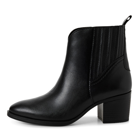 Ботинки  Marco Tozzi  черный  кожа Z-400999 фото в интернет-магазине | Omadey.ru