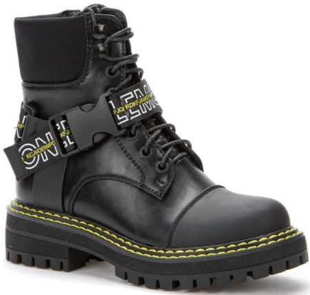 Ботинки  Keddo  черный  кожа искусств./текстиль Z-100737 фото в интернет-магазине | Omadey.ru