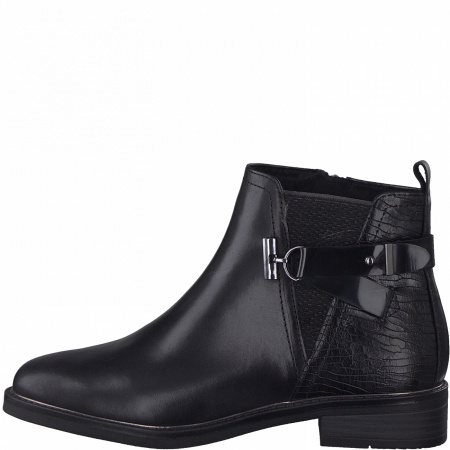 Ботинки  Marco Tozzi  черный  кожа Z-100543 фото в интернет-магазине | Omadey.ru