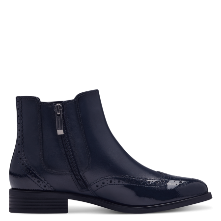 Ботинки  Tamaris  синий  кожа Z-400640 фото в интернет-магазине | Omadey.ru