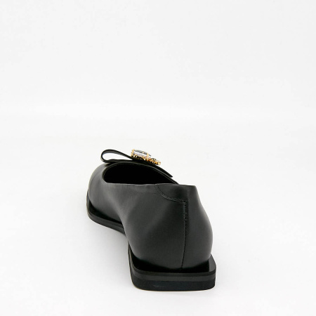 Туфли  Rovigo  черный  кожа F-80889 фото в интернет-магазине | Omadey.ru