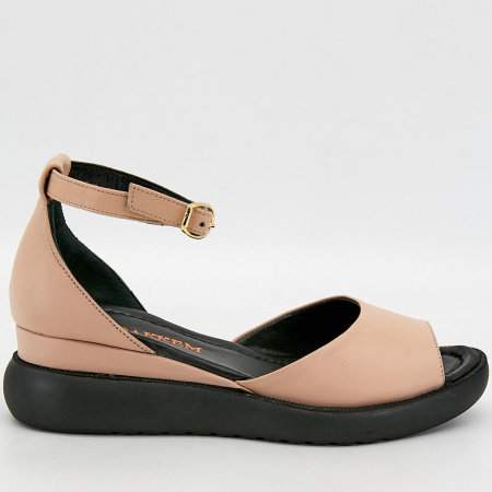 Босоножки  Dakkem  пудра  кожа F-90217 фото в интернет-магазине | Omadey.ru