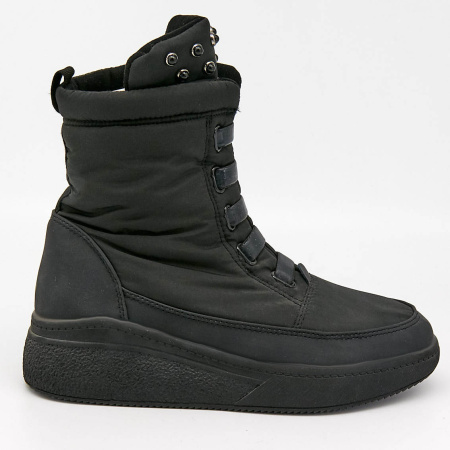 Полусапоги  Crosby  черный  нубук искусств./нейлон Z-8995 фото в интернет-магазине | Omadey.ru