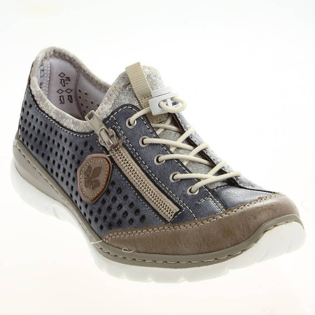 Кроссовки  женские Rieker  синий  кожа искусств./текстиль F-91291 фото в интернет-магазине | Omadey.ru