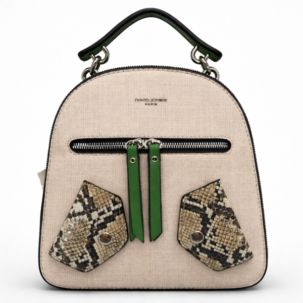 Фото Рюкзак  David Jones  зеленый  кожа искусств. c10772-green