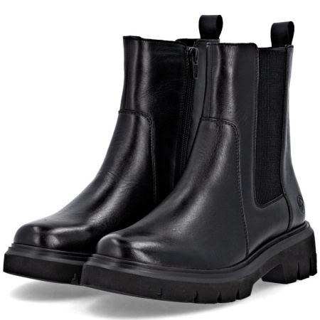 Ботинки  Remonte  черный  кожа Z-400832 фото в интернет-магазине | Omadey.ru