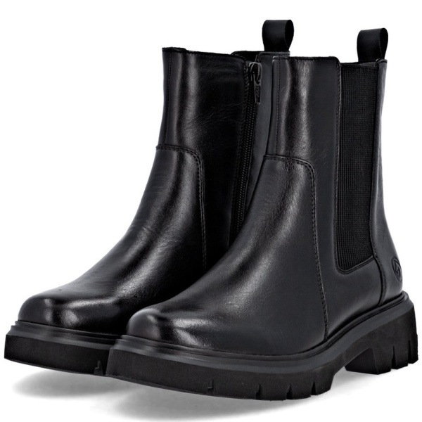 Фото Ботинки  Remonte  черный  кожа Z-400832