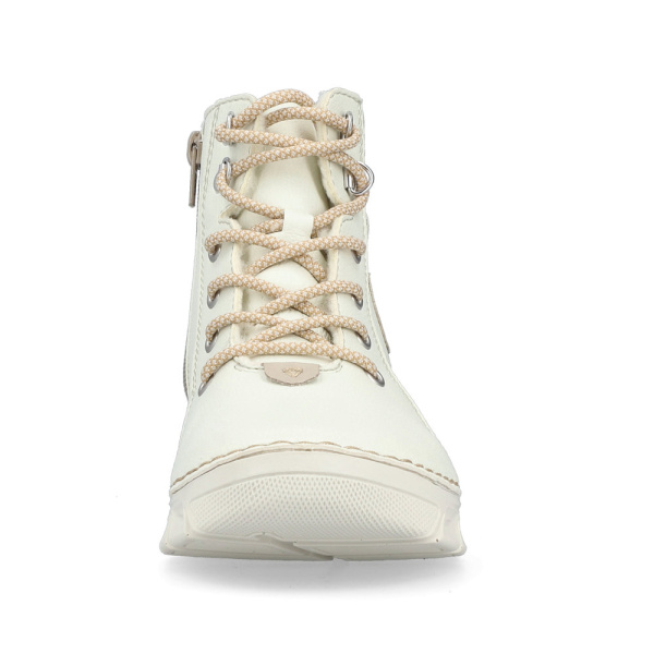 Фото Ботинки  Rieker  белый  кожа искусств. Z-401047 Фото Ботинки  Rieker  белый  кожа искусств. Z-401047