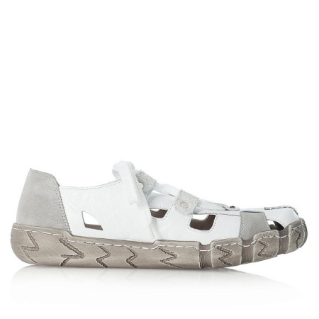 Кроссовки  Rieker  белый  кожа/кожа искусств. F-300147 фото в интернет-магазине | Omadey.ru