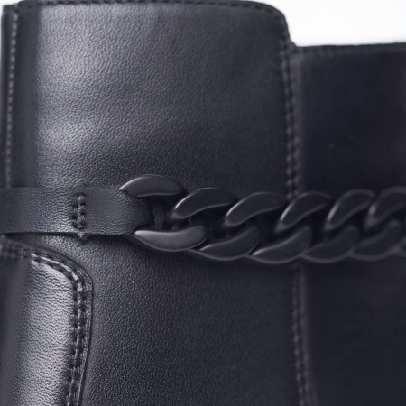 Ботинки  Remonte  черный  кожа/кожа искусств. Z-300025 фото в интернет-магазине | Omadey.ru