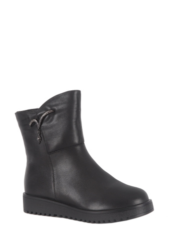 Полусапоги  Baden  черный  кожа Z-8828 фото в интернет-магазине | Omadey.ru