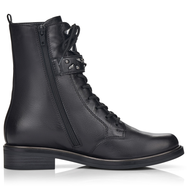 Фото Ботинки  Remonte  черный  кожа/кожа искусств. Z-100205