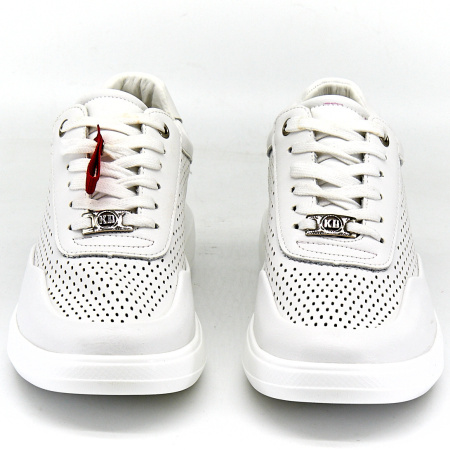 Кроссовки  Keddo  белый  кожа F-80586 фото в интернет-магазине | Omadey.ru