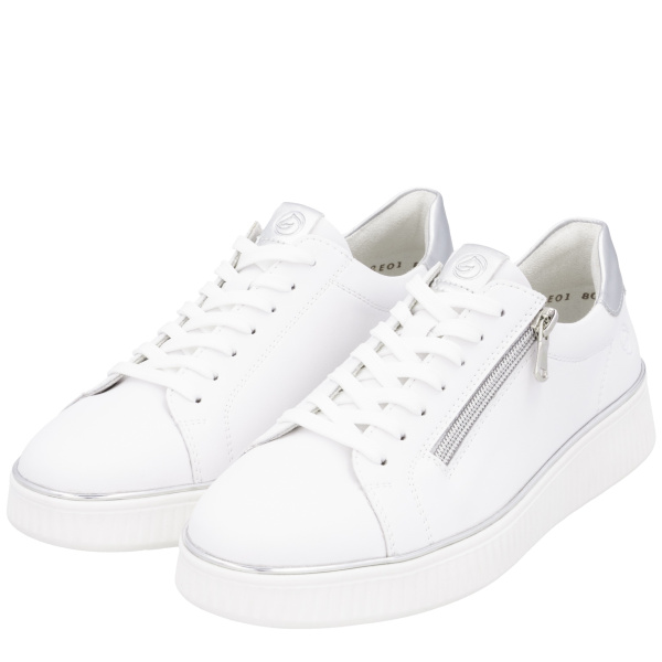 Фото Кроссовки  Remonte  белый  кожа/кожа искусств. F-400217